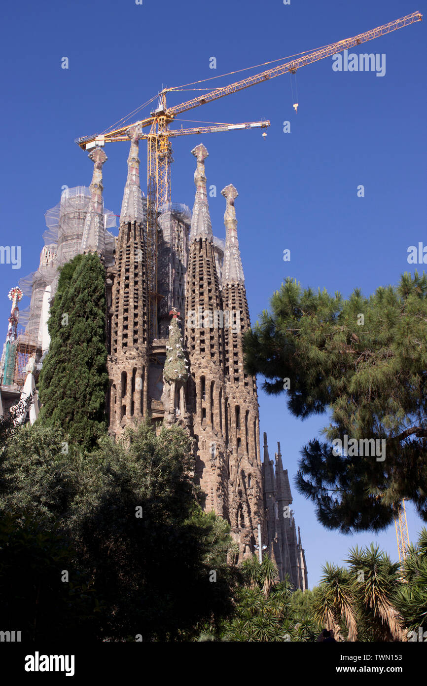 Gaudi's Sagrada Familia cathedral, still under construction after 137 ...