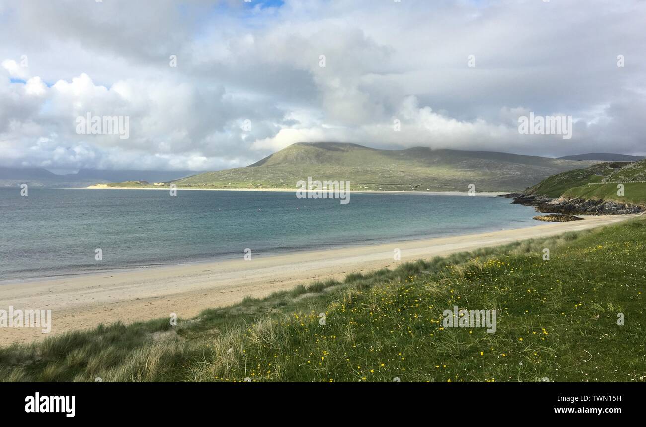 A beautiful landscape at on the Isle of Harris in the Outer