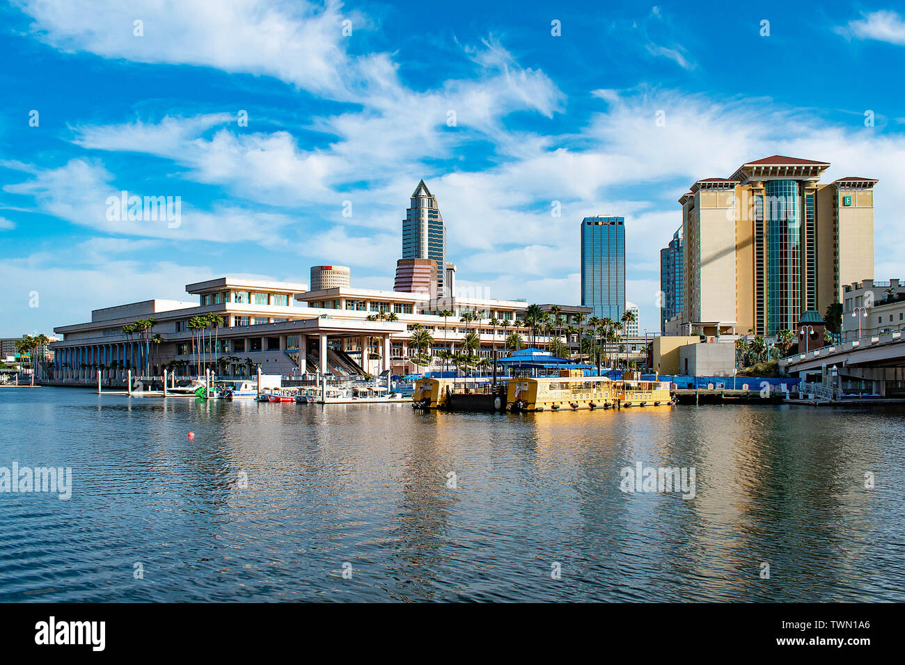 Tampa Bay, Florida. April 28, 2019 . Tampa Convention Center and