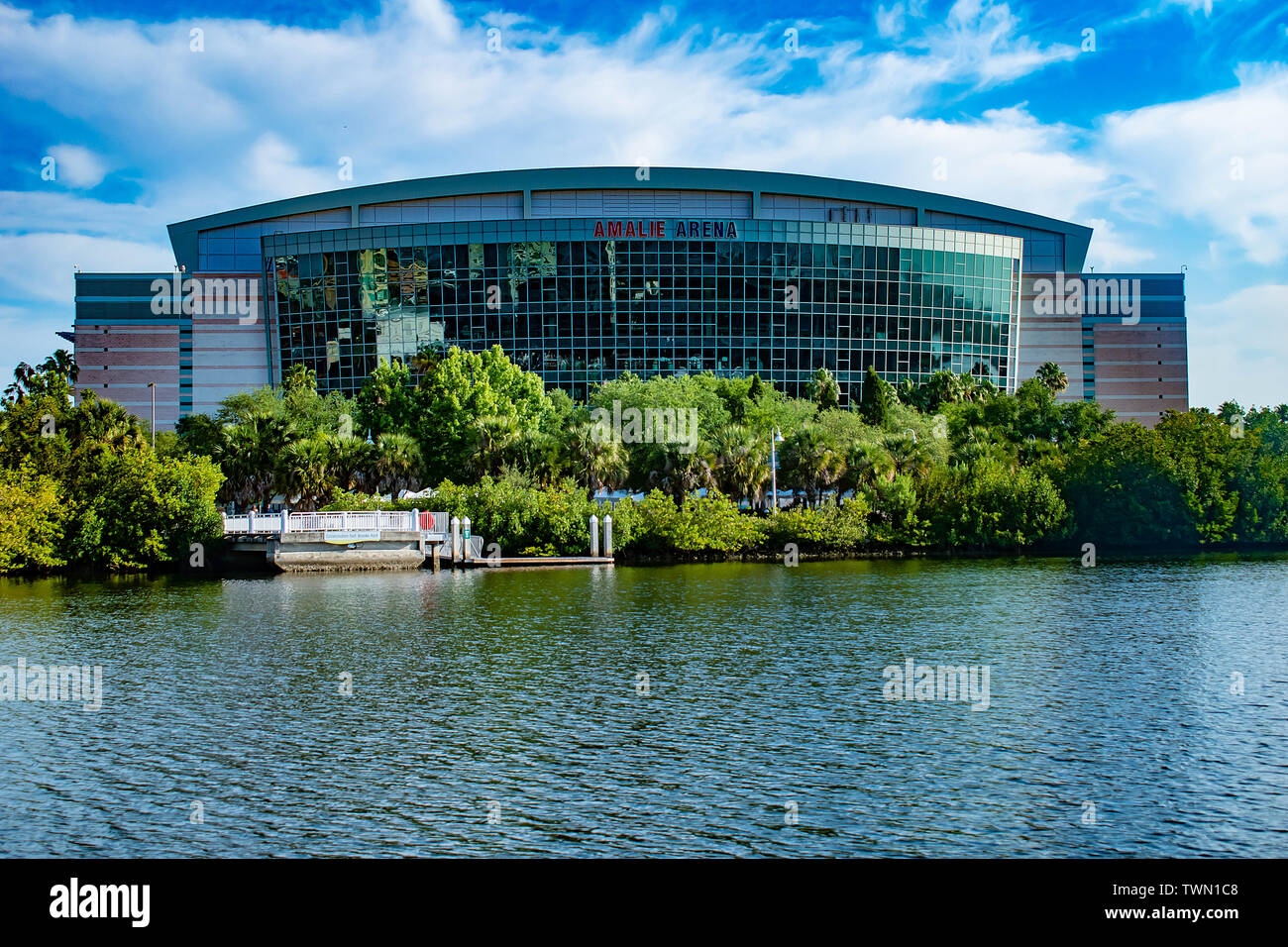 Amalie Arena in Tampa Fl USA Editorial Photo - Image of entrance, downtown:  93968071