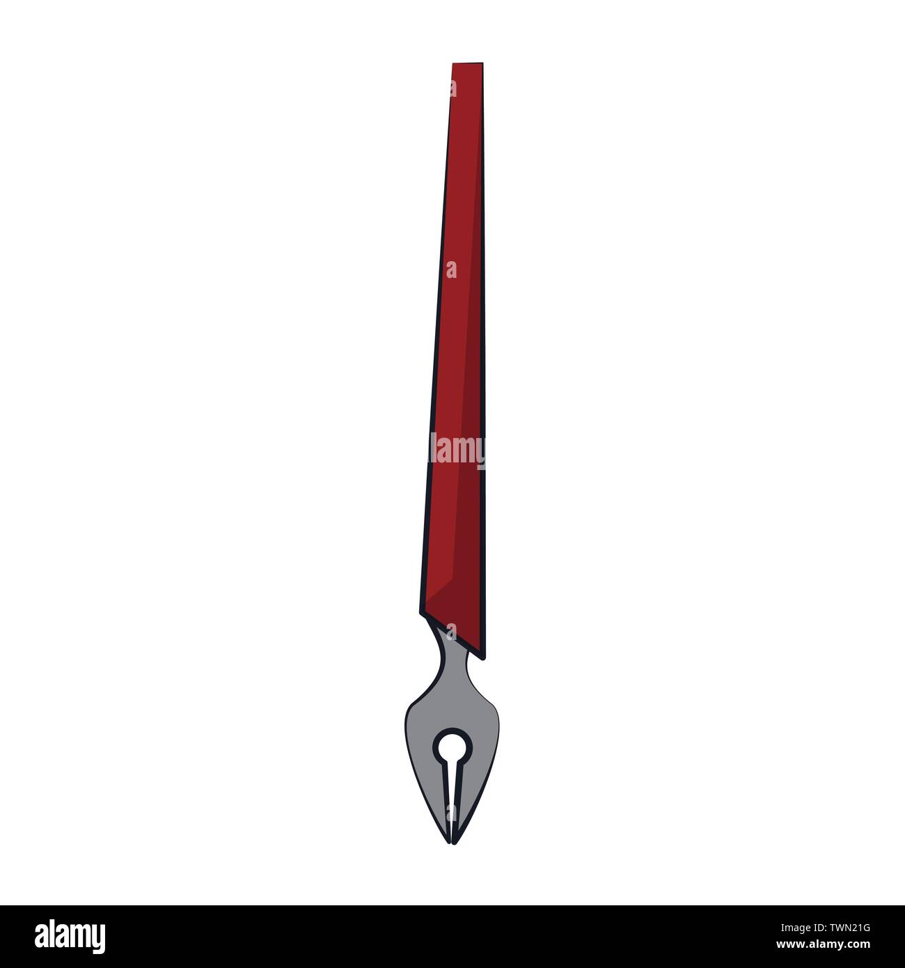 Drawing pen art tool isolated symbol Stock Vector Image & Art - Alamy