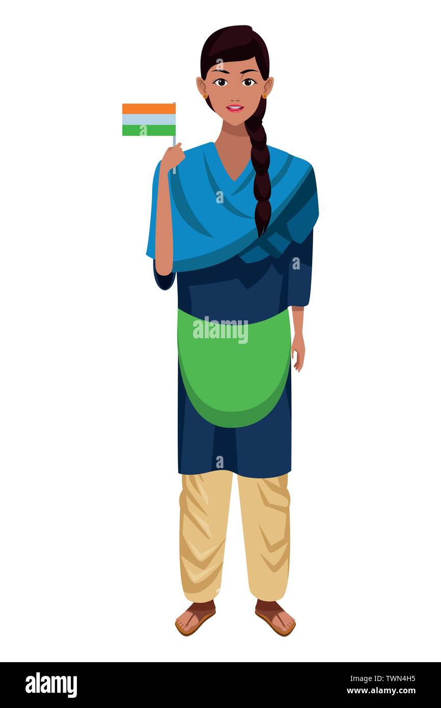 indian woman avatar cartoon character Stock Vector Image & Art - Alamy