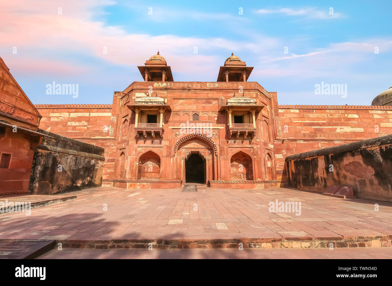 Fatehpur Sikri entrance to Jodha Bai palace. Fatehpur Sikri is a ...