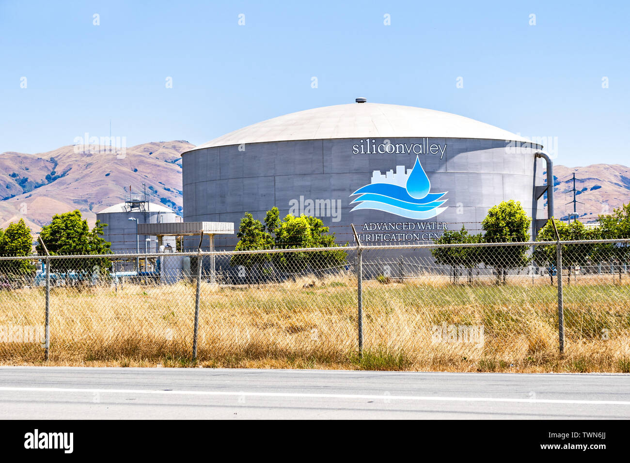June 20, 2019 San Jose / CA / USA - Silicon Valley Advanced Water Purification Center located in South San Francisco bay area; part of the Santa Clara Stock Photo