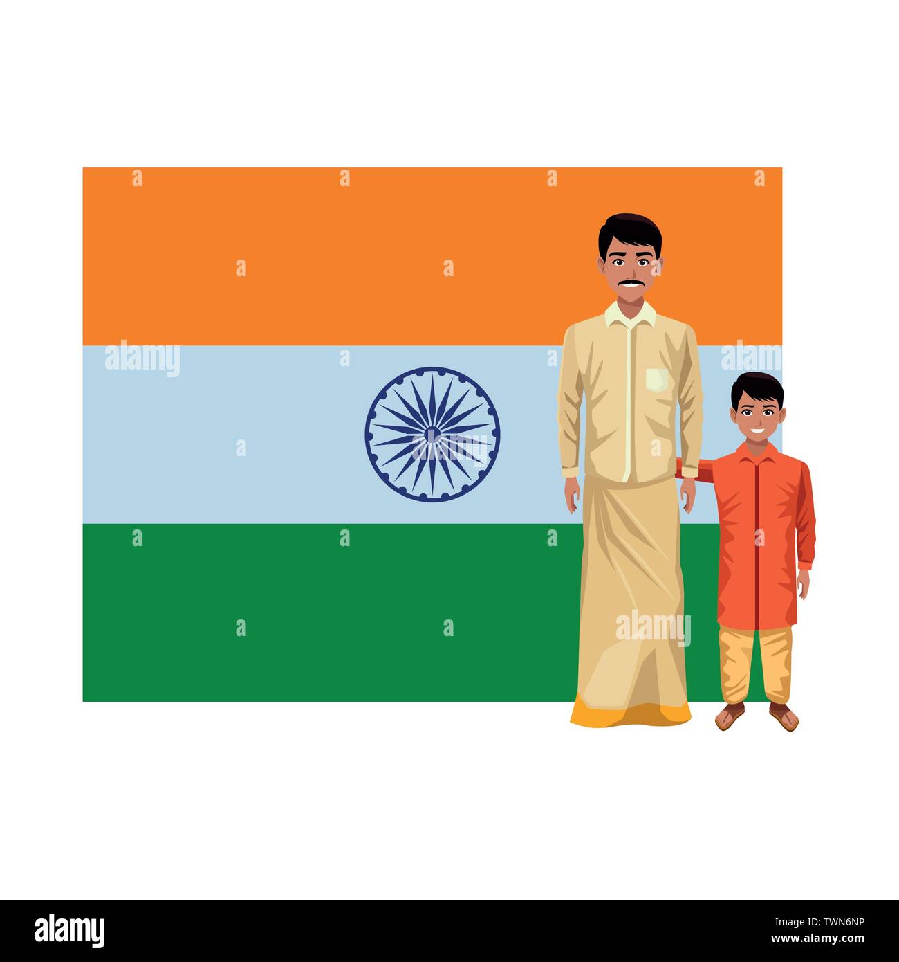 indian family avatar cartoon character Stock Vector Image & Art - Alamy