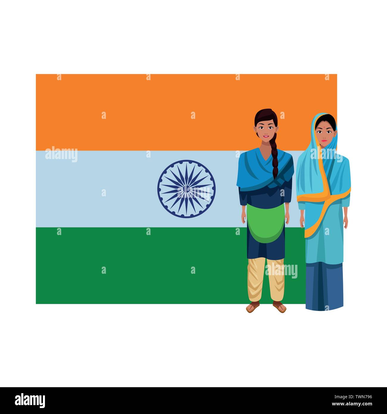 indian women avatar cartoon character Stock Vector Image & Art - Alamy