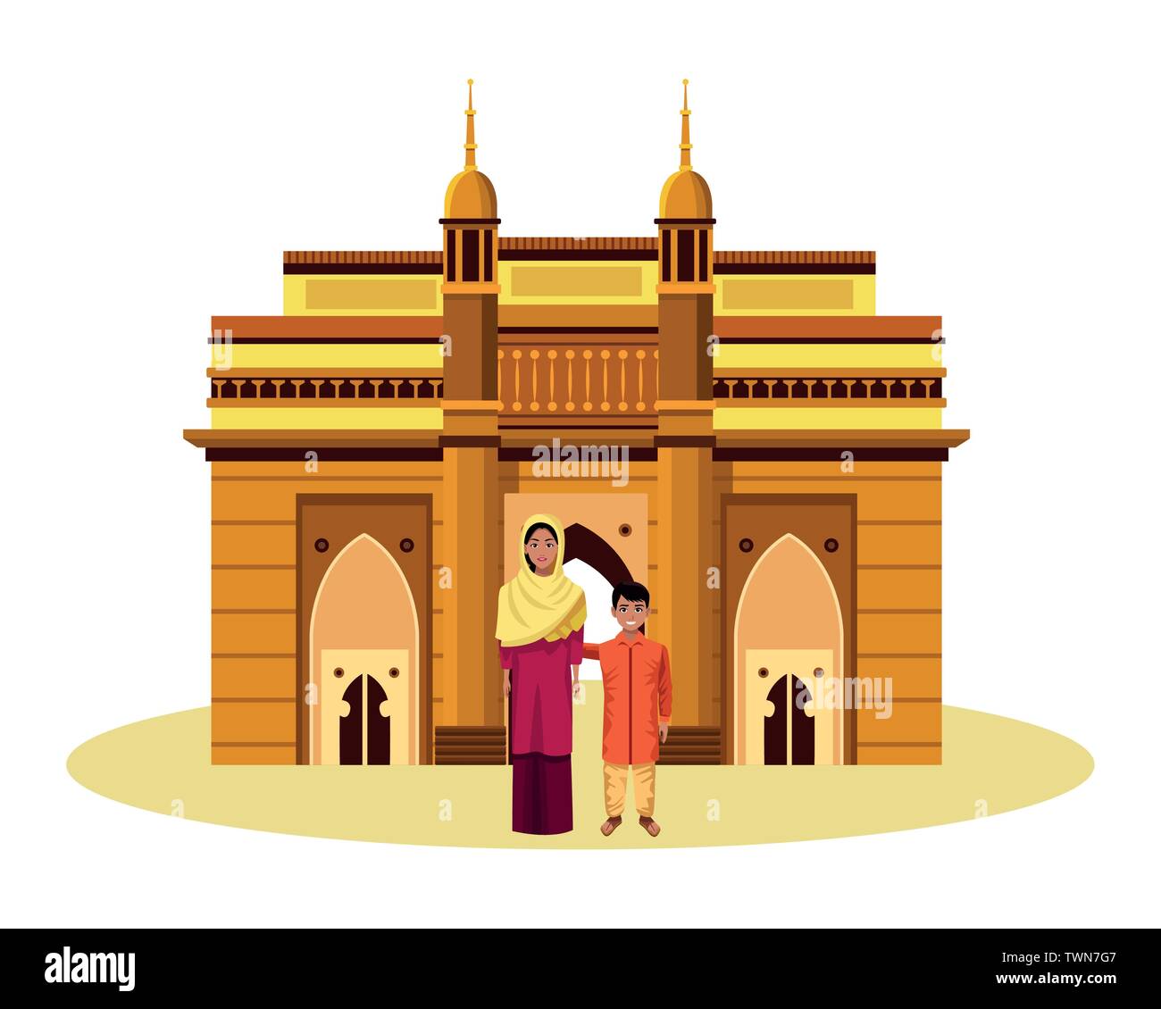 indian family avatar cartoon character Stock Vector Image & Art - Alamy