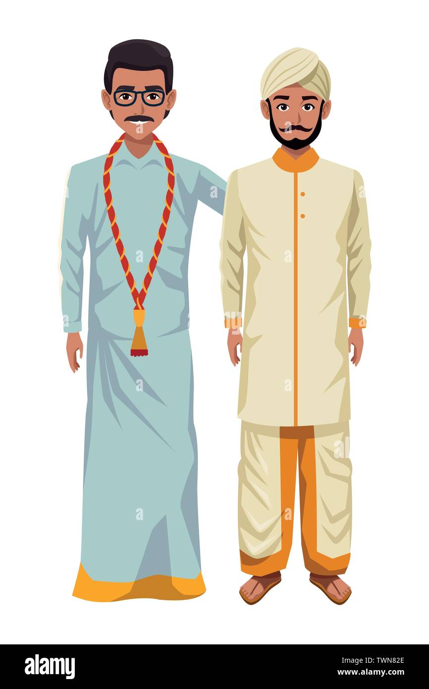 indian men avatar cartoon character Stock Vector Image & Art - Alamy