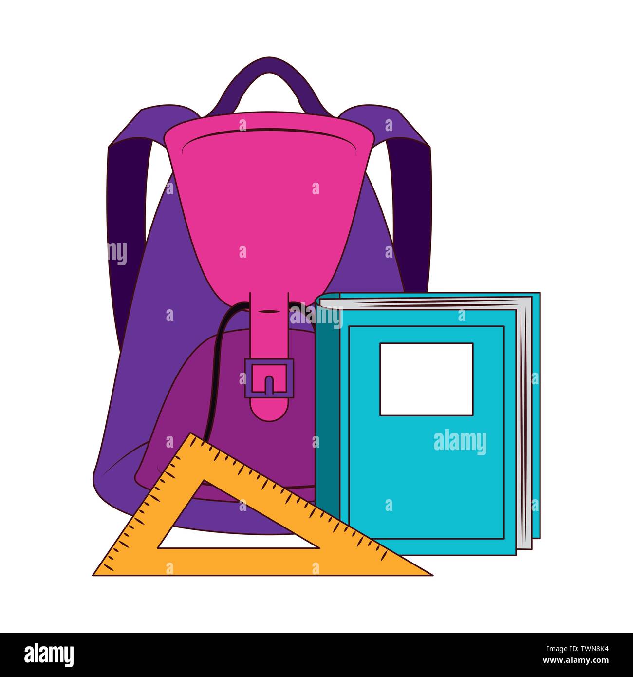 Back to school education cartoons Stock Vector Image & Art - Alamy