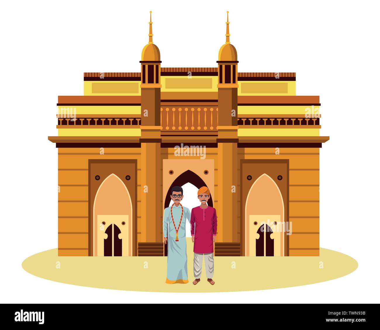 Two east indian men Cut Out Stock Images & Pictures - Alamy