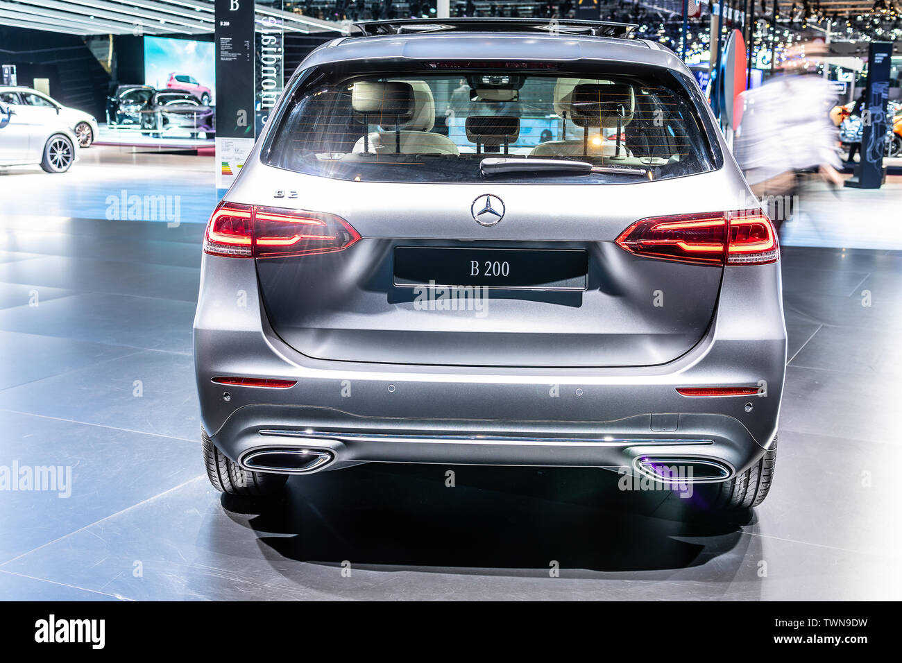 Paris France October 18 All New Mercedes B 0 At Mondial Paris Motor Show Third Generation B Class Car W247 Produced By Mercedes Benz Stock Photo Alamy
