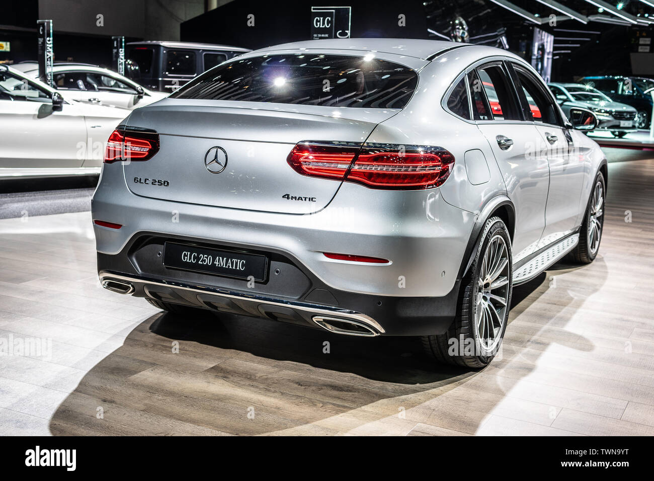 Paris France October 2018 Mercedes Glc 250 4matic Coupe At