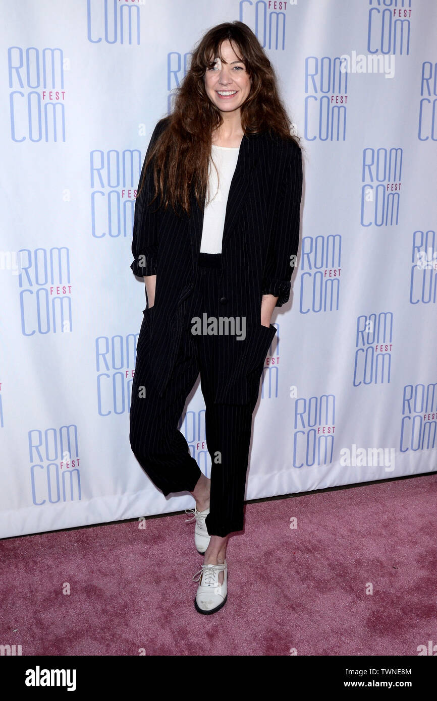June 21, 2019 - Los Angeles, CA, USA - LOS ANGELES - JUN 21:  Analeigh Tipton at the ''Summer Night'' Screening at Rom Com Fest 2019 at the Downtown Independent Theater on June 21, 2019 in Los Angeles, CA (Credit Image: © Kay Blake/ZUMA Wire) Stock Photo