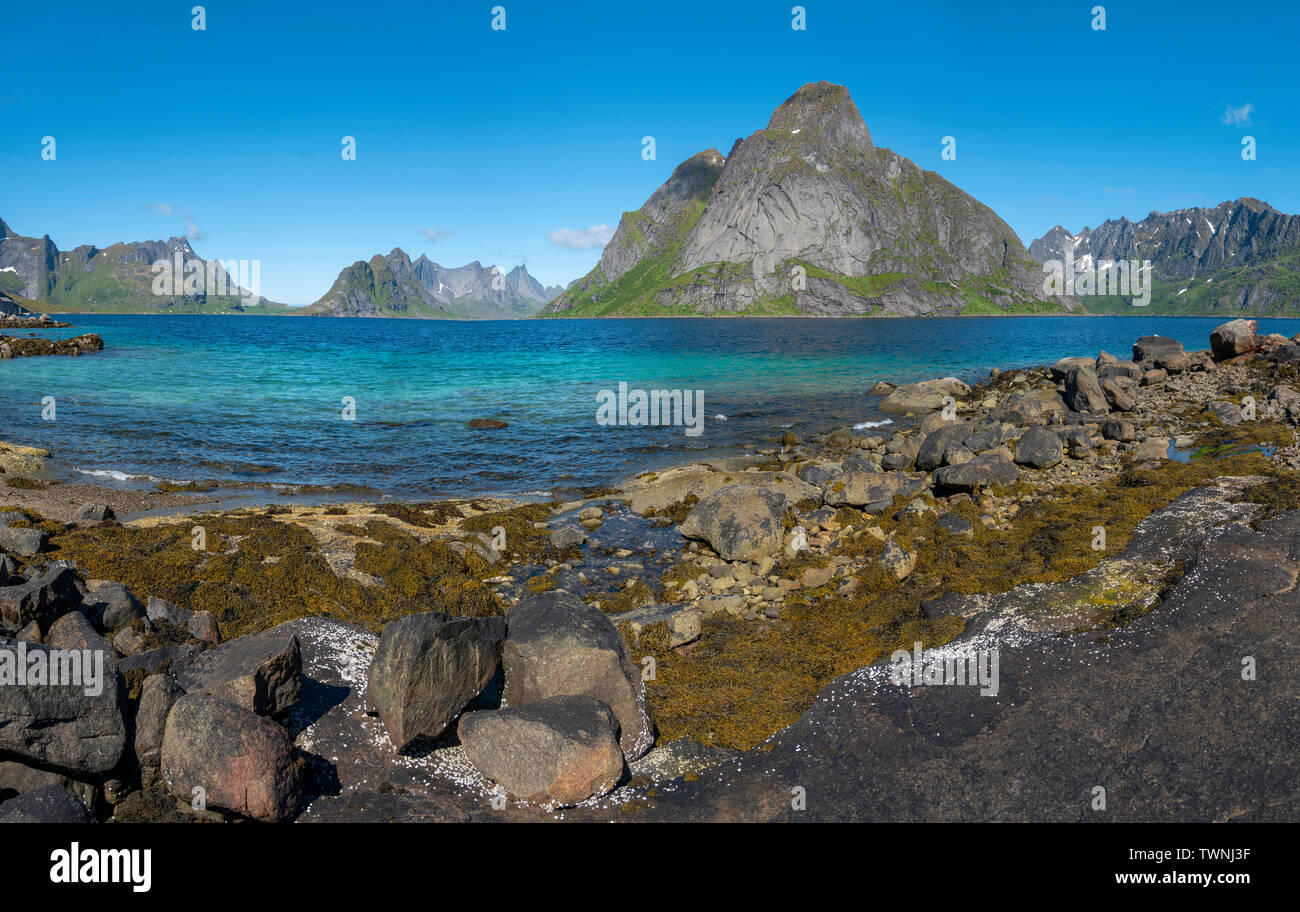 Hamnoy, Lofoten Islands, Norway. Stock Photo
