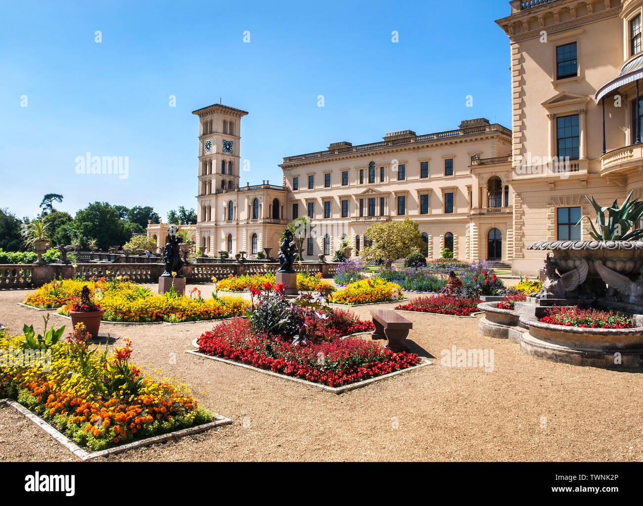 Osborn House, on the Isle of Wight, was completed in 1851 for Queen ...