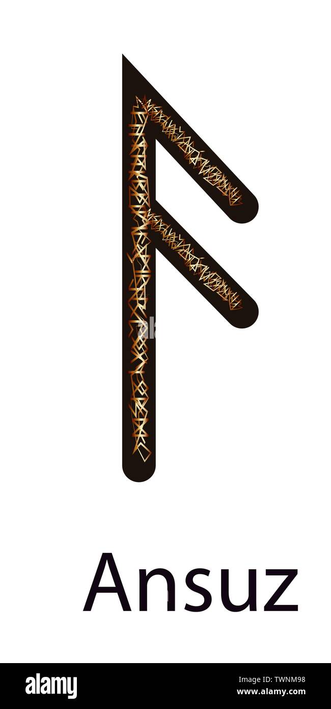 品質が Runa gold Elegant Scandinavian. projection. Vertical Ansuz. チャーム