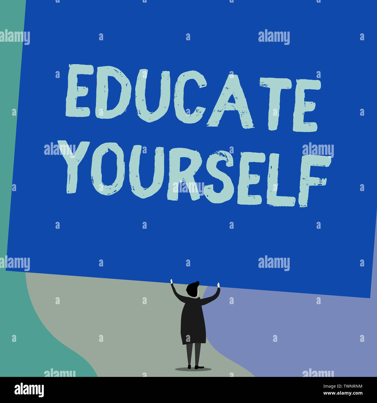 Handwriting Text Writing Educate Yourself Conceptual Photo