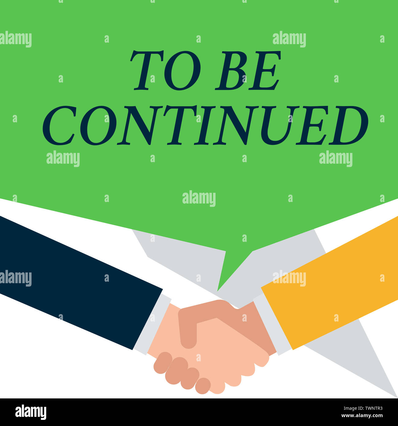 Conceptual Hand Writing Showing To Be Continued Concept Meaning