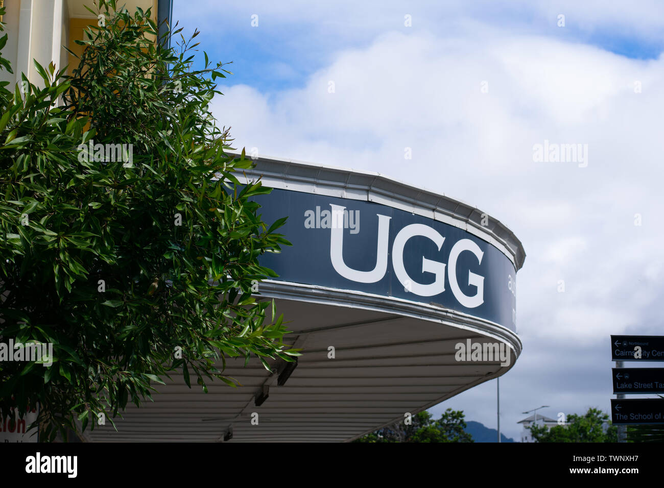 Ugg boots storefront in Cairns 