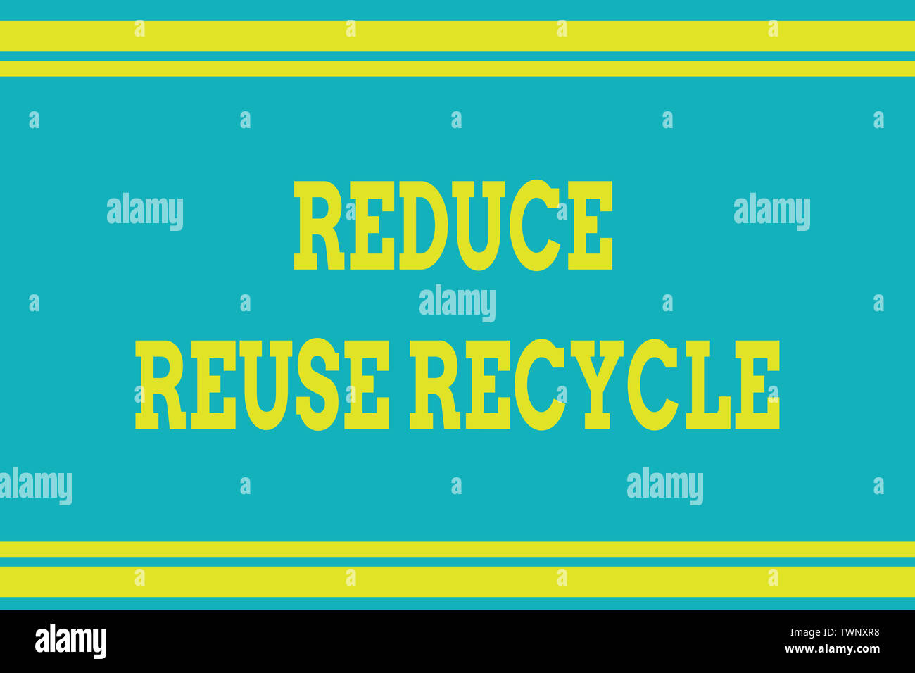 Word writing text Reduce Reuse Recycle. Business photo showcasing ...