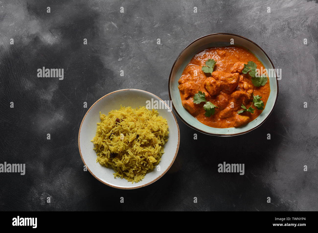 Chicken Tikka Masala traditional Indian/British dish. Chicken with