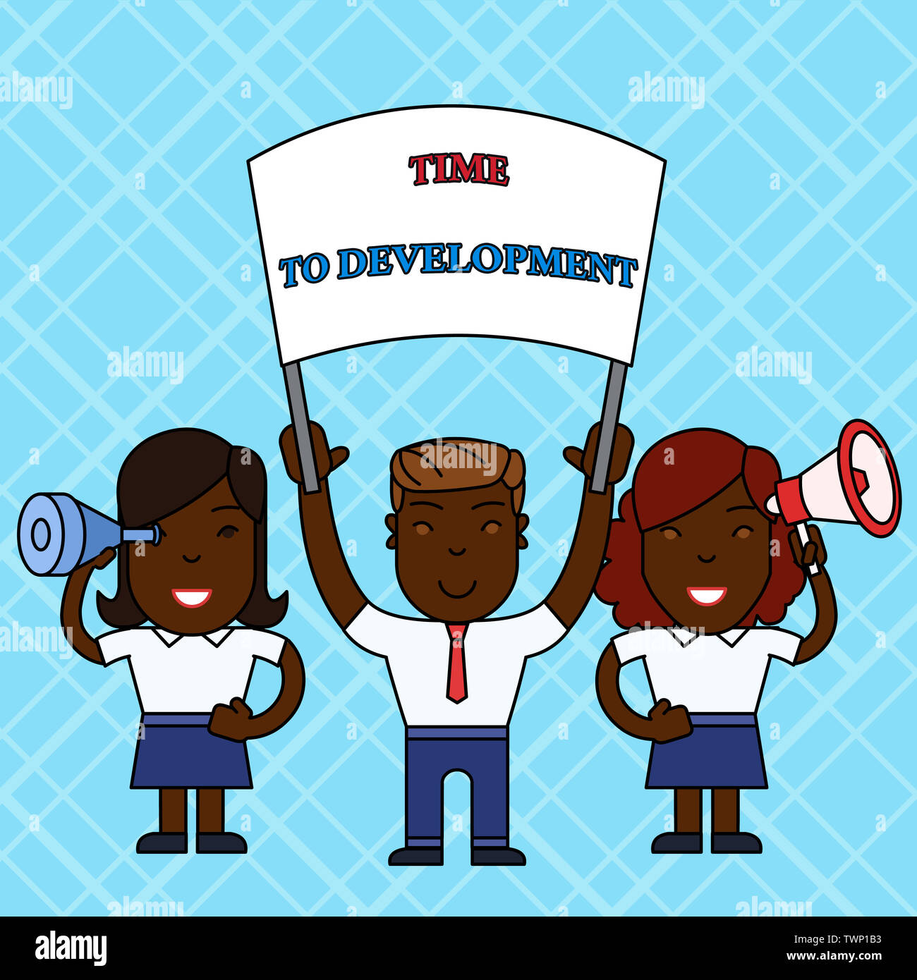 Text Sign Showing Time To Development Business Photo Showcasing A