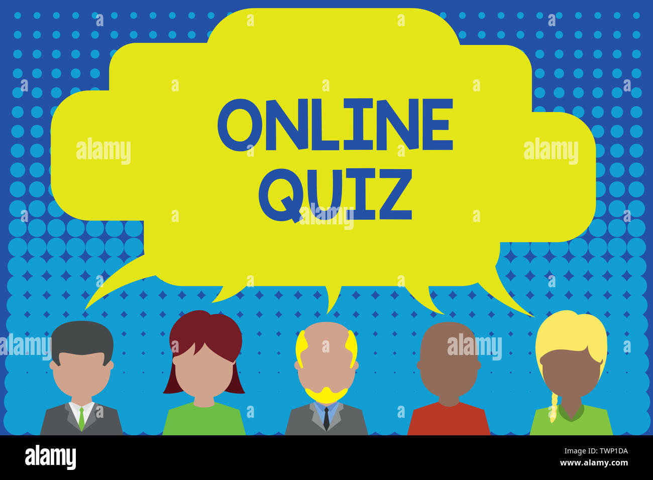 Conceptual hand writing showing Online Quiz. Concept meaning game