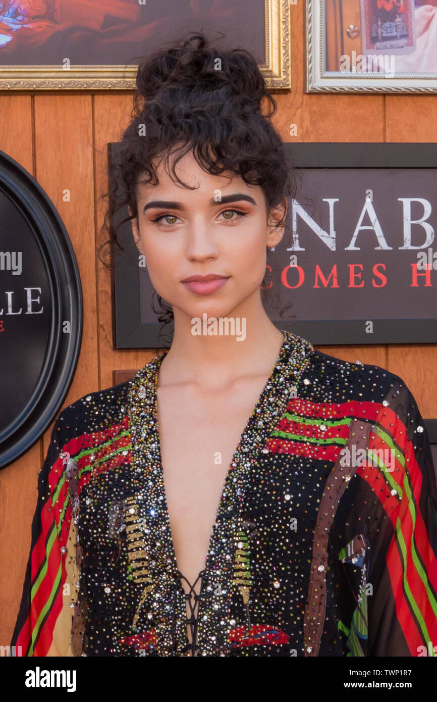 Westwood, United States. 20th June, 2019. WESTWOOD, LOS ANGELES,  CALIFORNIA, USA - JUNE 20: Lulu De Freitas arrives at the Los Angeles  Premiere Of Warner Bros' 'Annabelle Comes Home' held at Regency