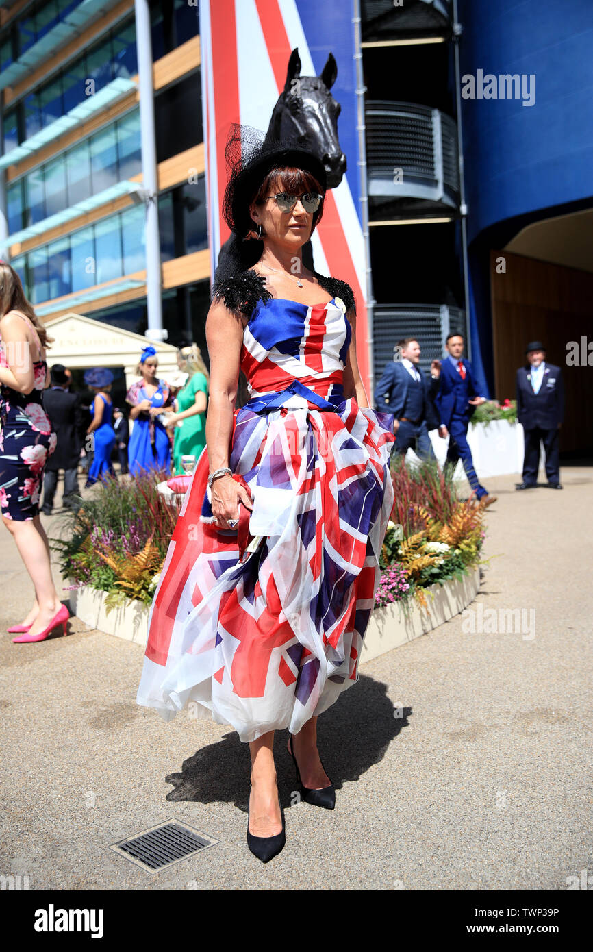 Helen Wilson from Manchester during day five of Royal Ascot at Ascot