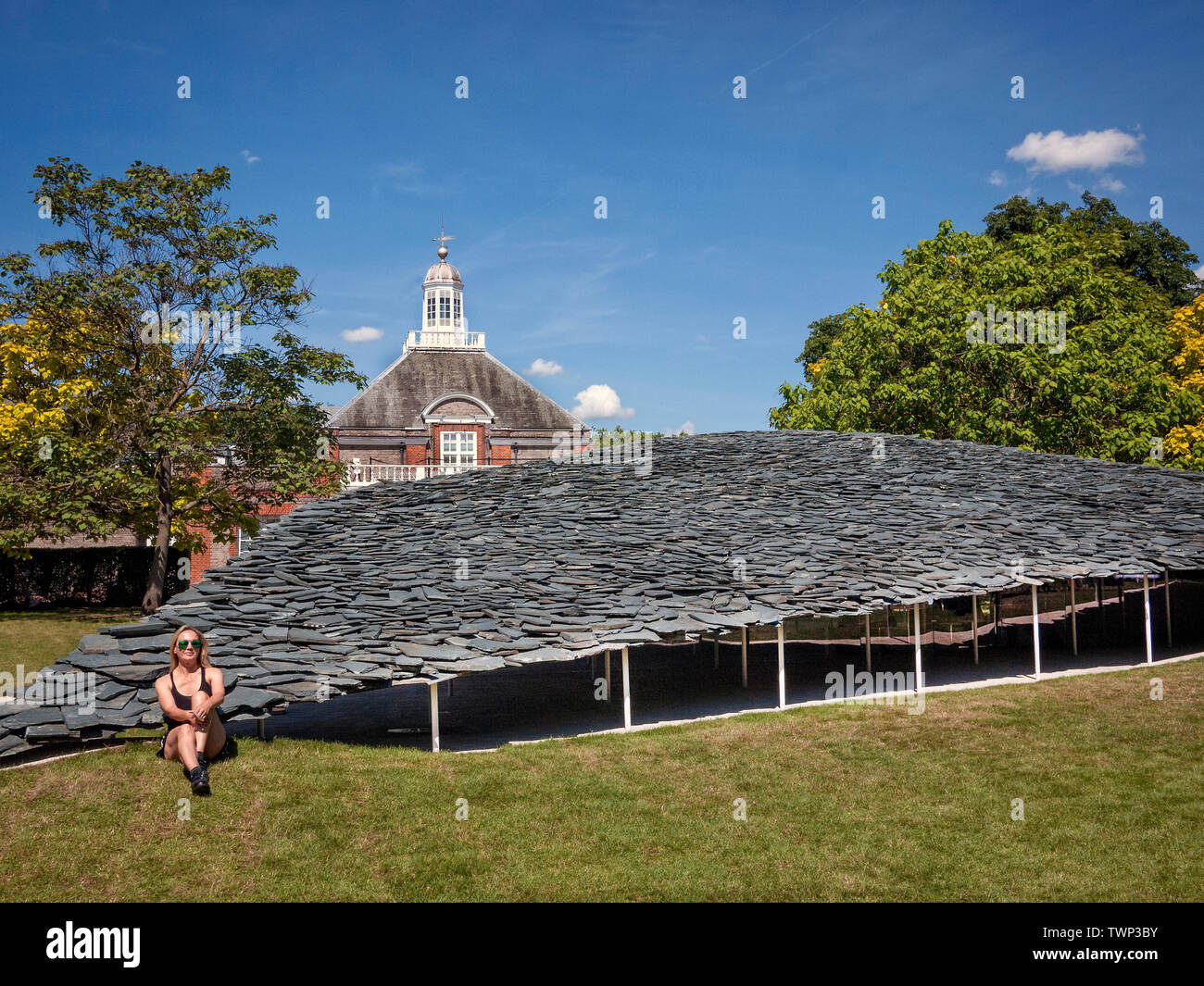 Serpentine Summer Pavilion by Junya Isigami + associates. 2019 Stock Photo