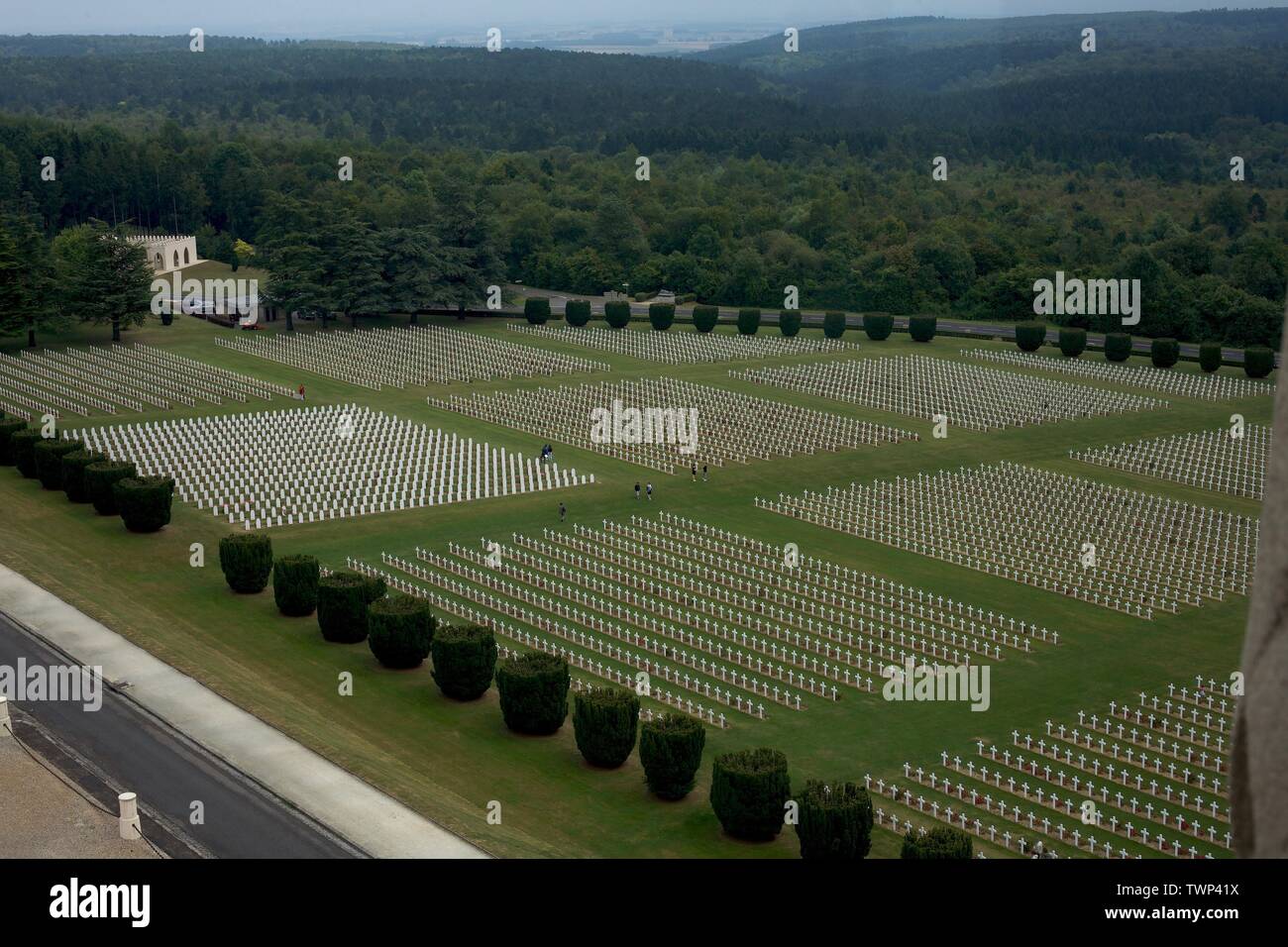 Douaumont Cemetery Verdun France Stock Photo