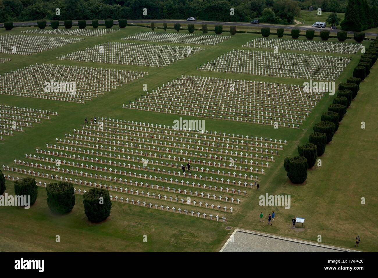 Douaumont Cemetery Verdun France Stock Photo