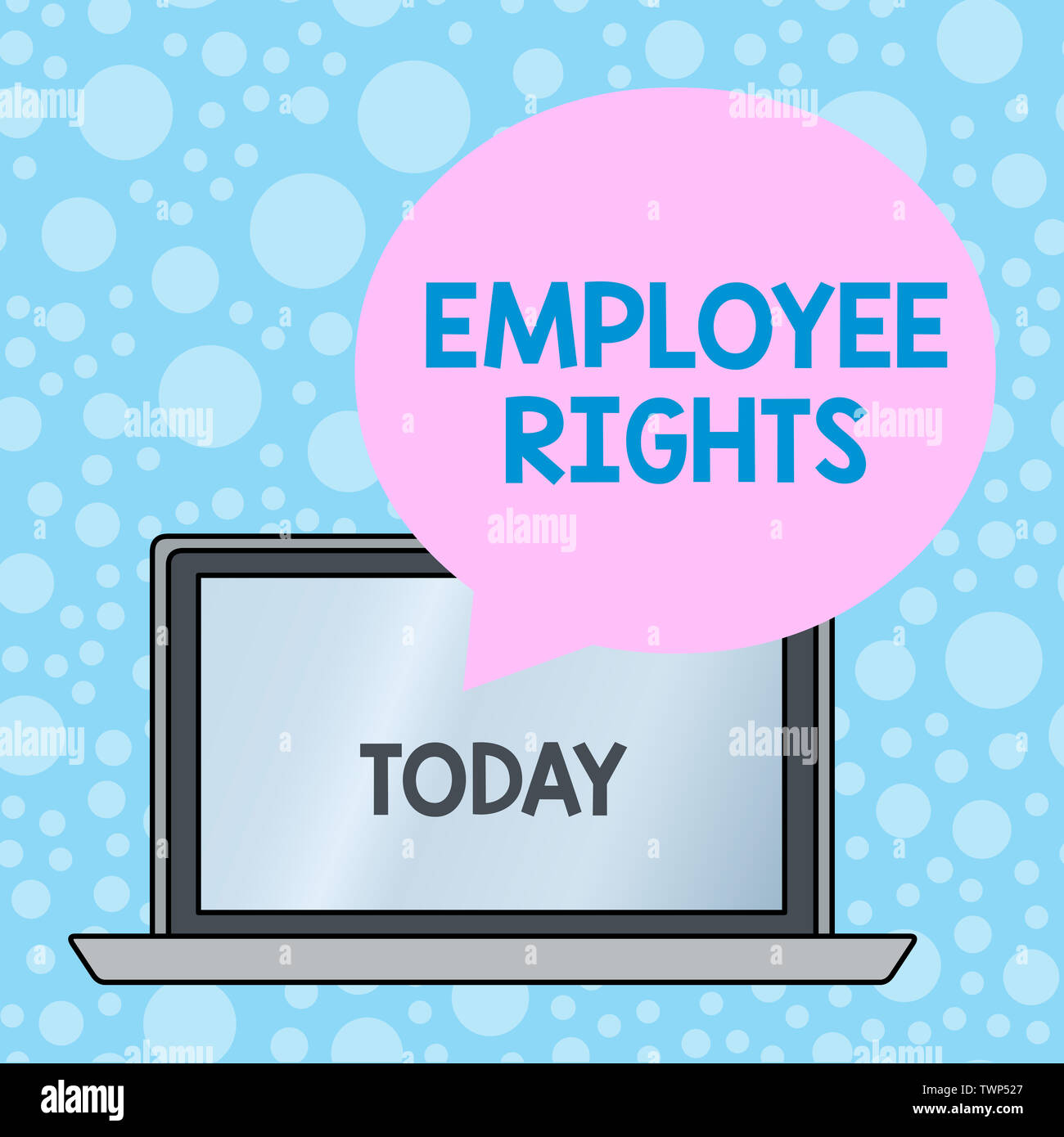 Writing note showing Employee Rights. Business concept for All ...
