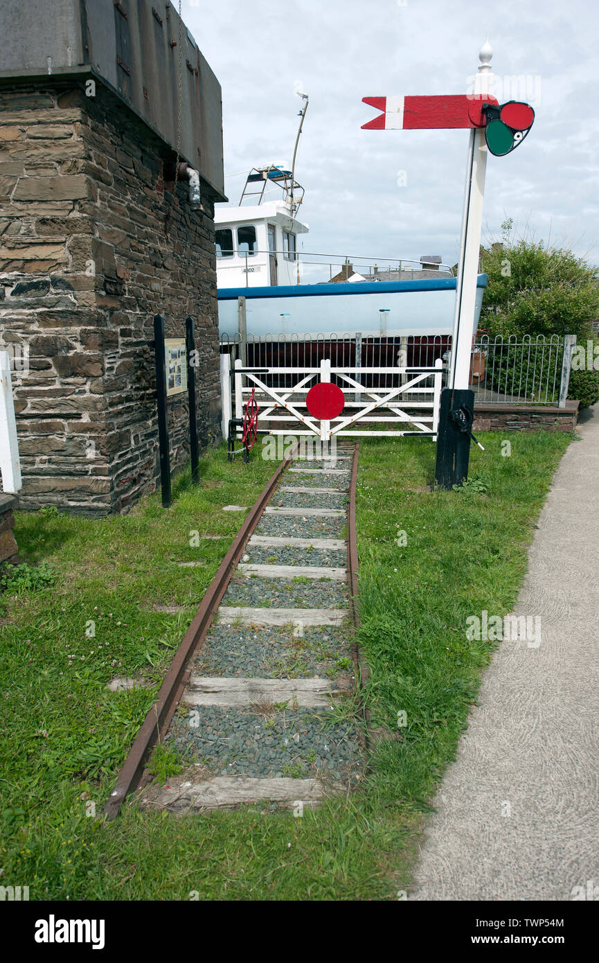 Peel, Isle of Man, British Isles Stock Photo Alamy