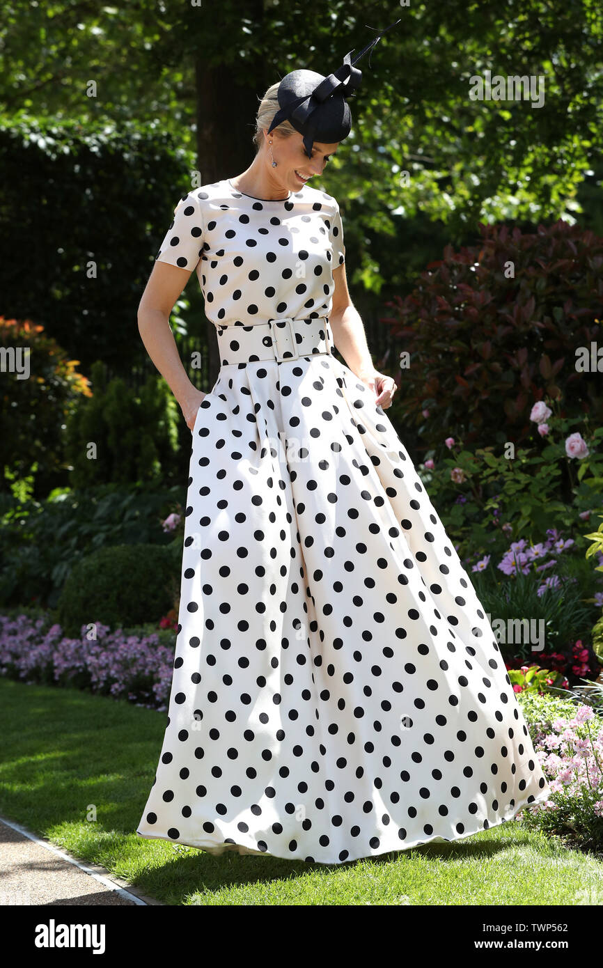 Charlotte Hawkins during day five of Royal Ascot at Ascot Racecourse