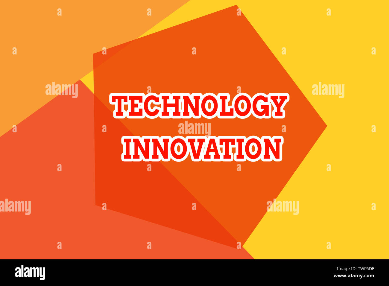 Conceptual Hand Writing Showing Technology Innovation Concept Meaning Significant Technological Changes Of Products Geometric Design Card Applicable Stock Photo Alamy