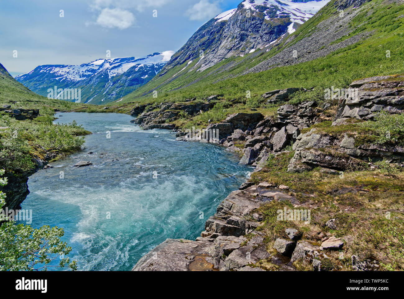 Norway. Hike through the beautiful Rauma Stock Photo - Alamy