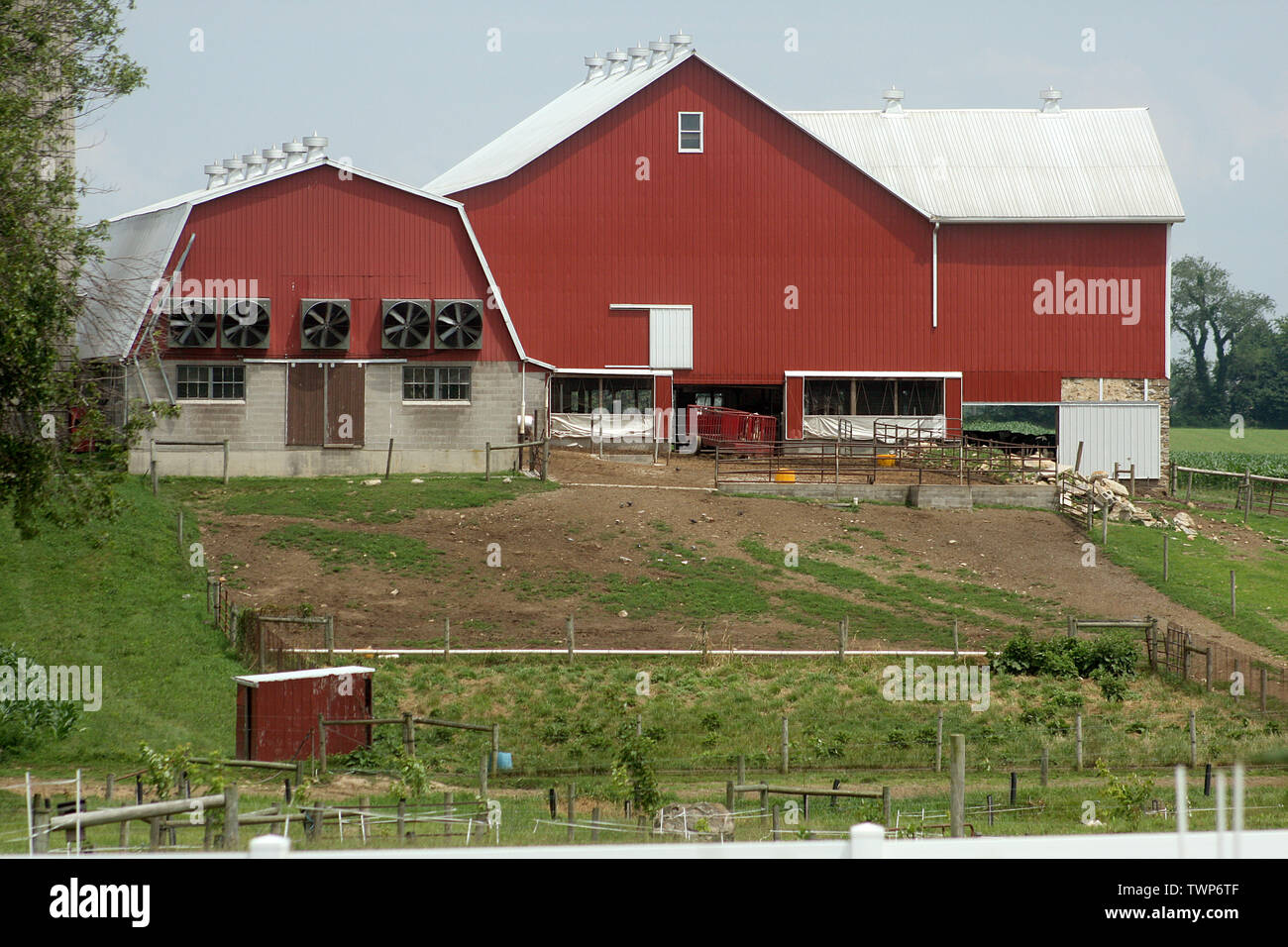 Large Barn And Livestock Housing In Lancaster County Pa Usa