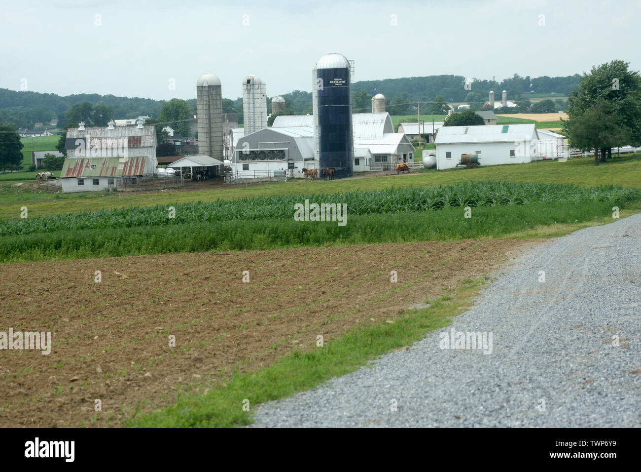 Lancaster county pa farm hires stock photography and images Alamy