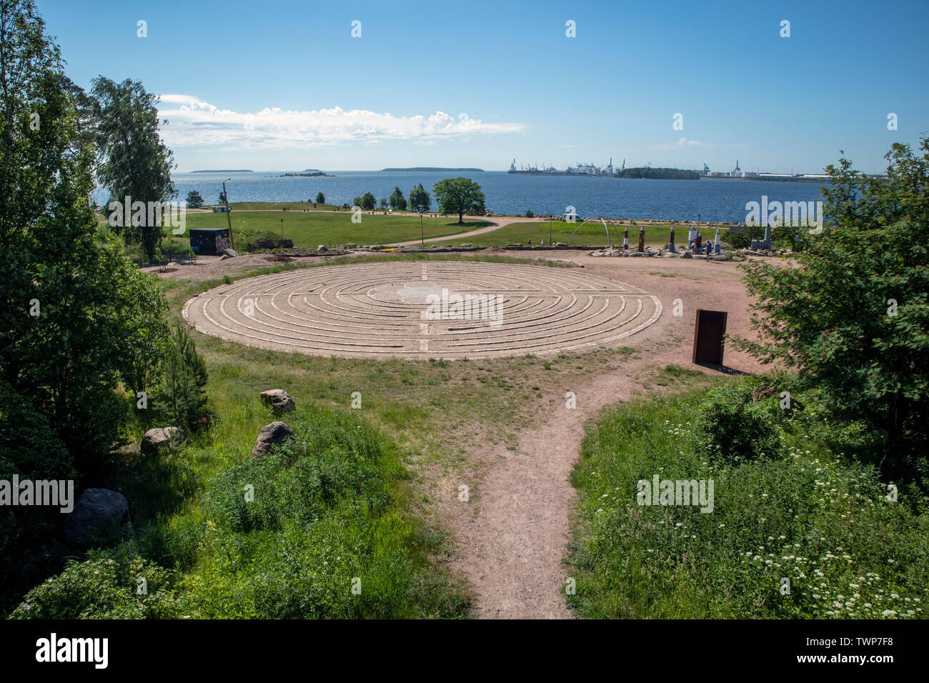 The Katariina Seaside Park in Kotka, Finland Stock Photo - Alamy