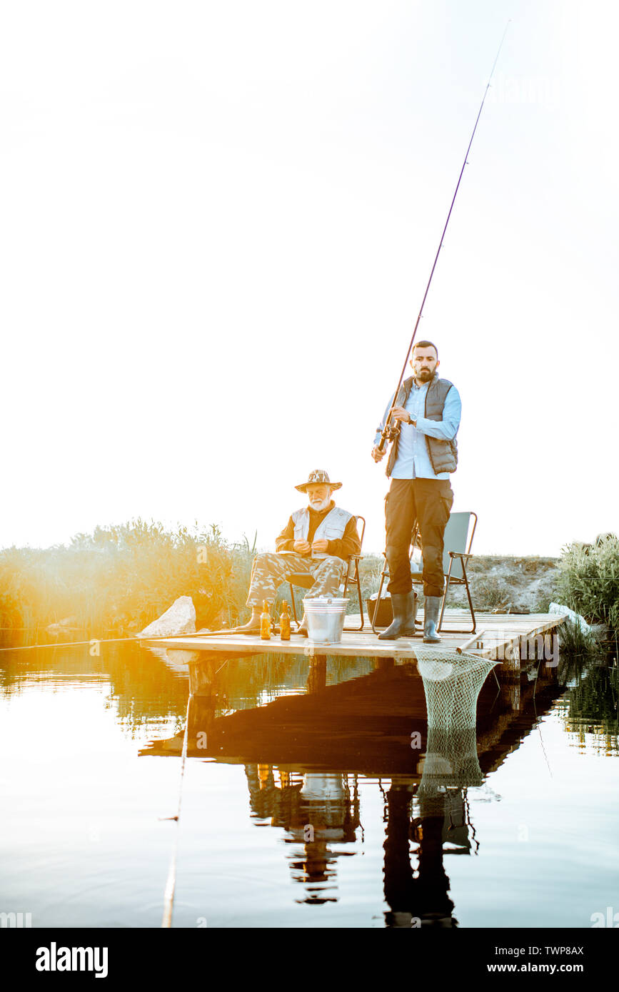 Fishing sunrise nature fishing rod hi-res stock photography and images -  Page 24 - Alamy
