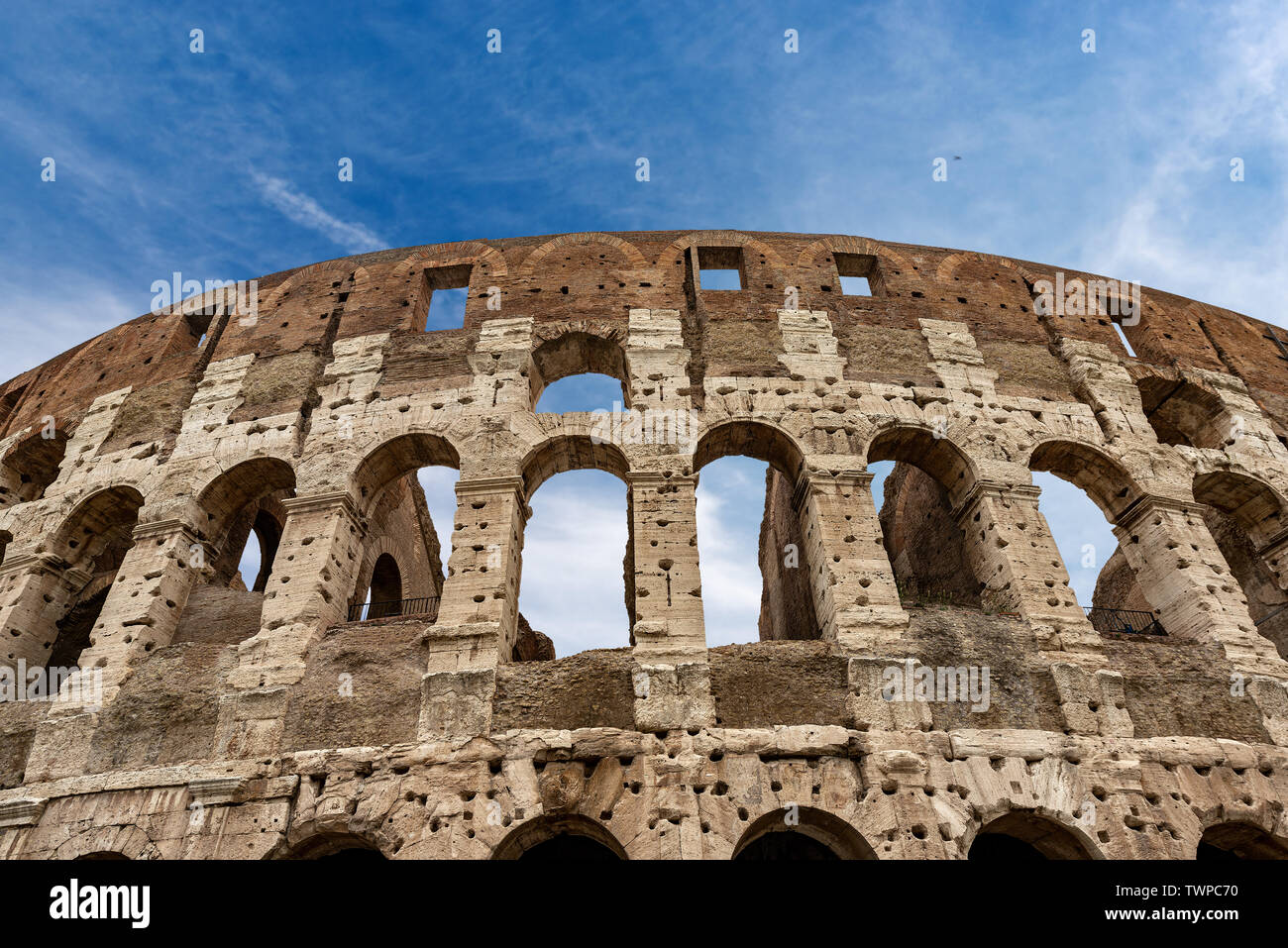 Colosseo of Rome, Amphitheatrum Flavium 72 a.D. Ancient Coliseum or ...