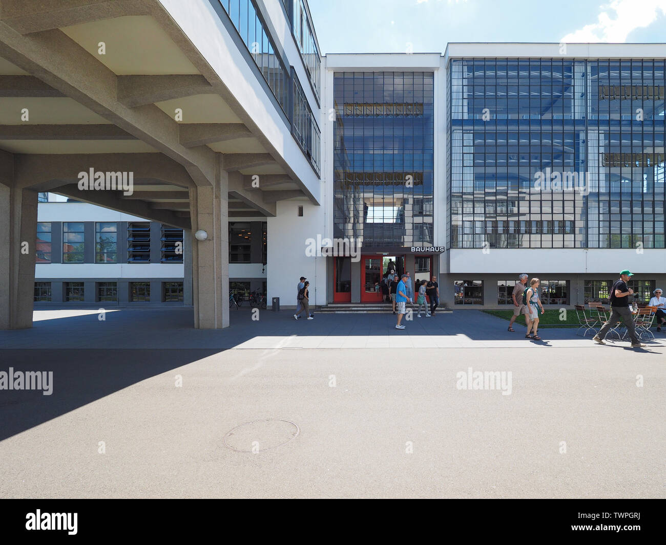 DESSAU, GERMANY - CIRCA JUNE 2019: The Bauhaus Art School Iconic ...