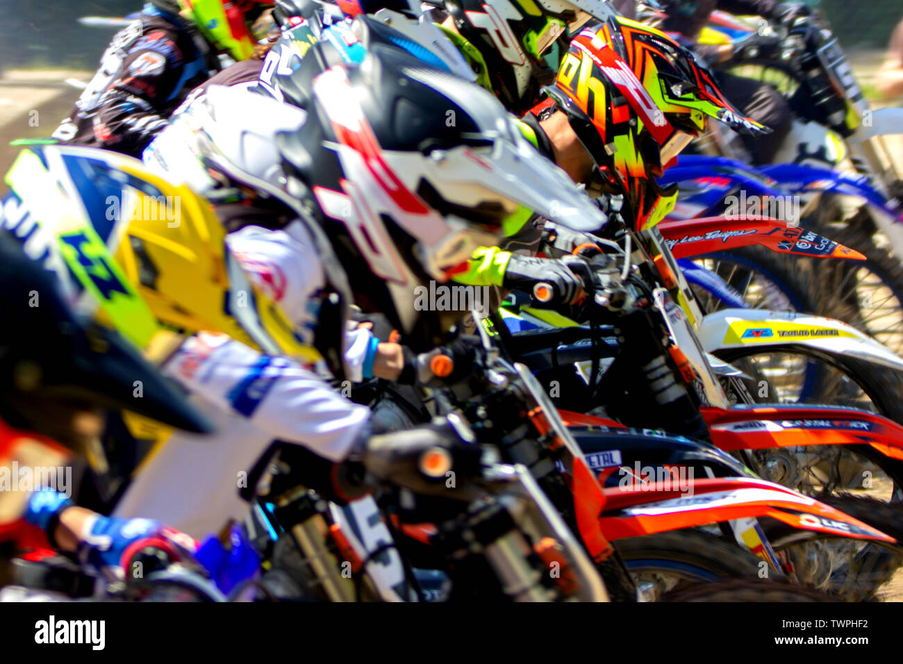 FMI championships motocross race Stock Photo