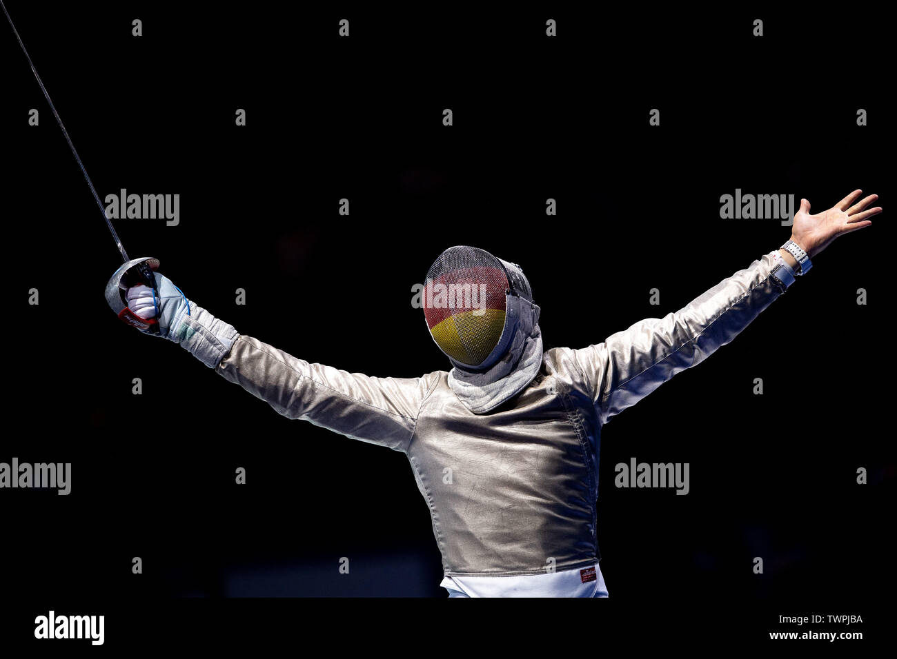 Duesseldorf, Germany. 22nd June, 2019. Fencing European Championship