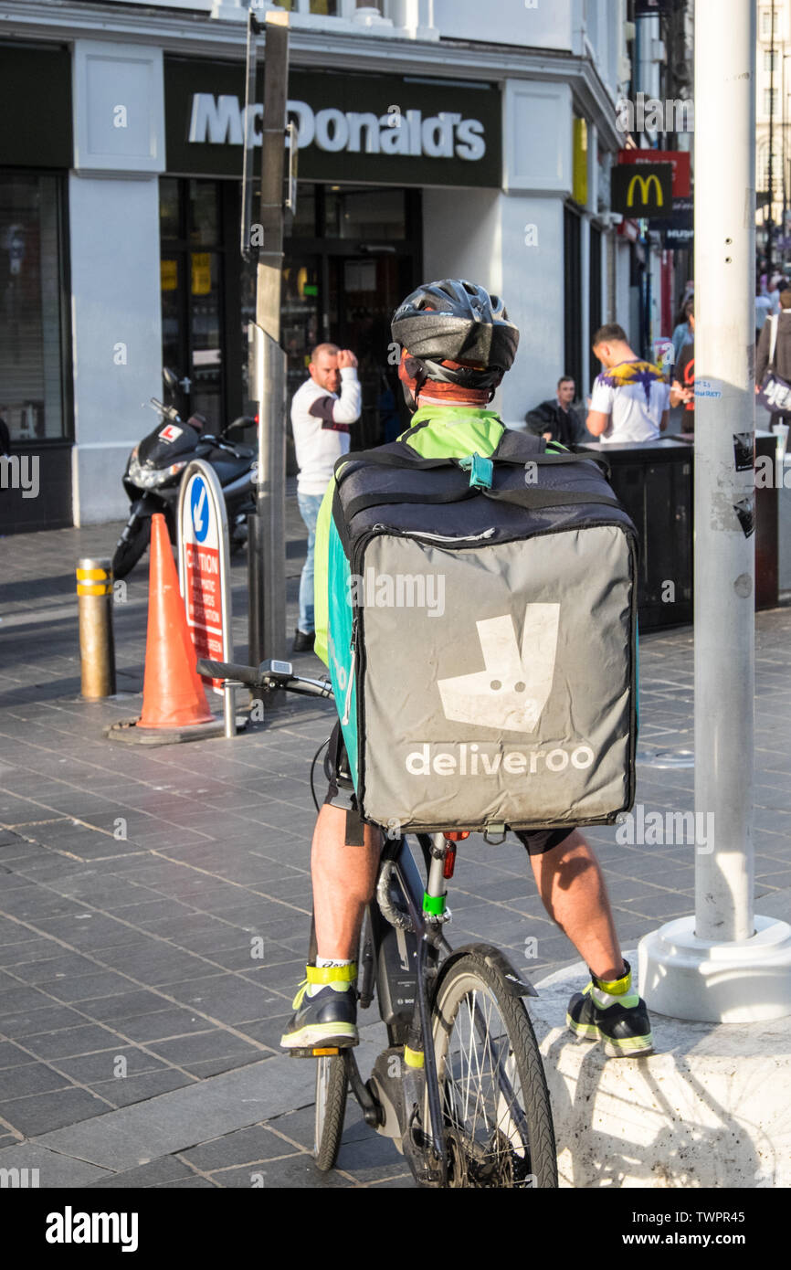 Deliveroo,bicycle,food,courier,service,gig economy,Liverpool,north