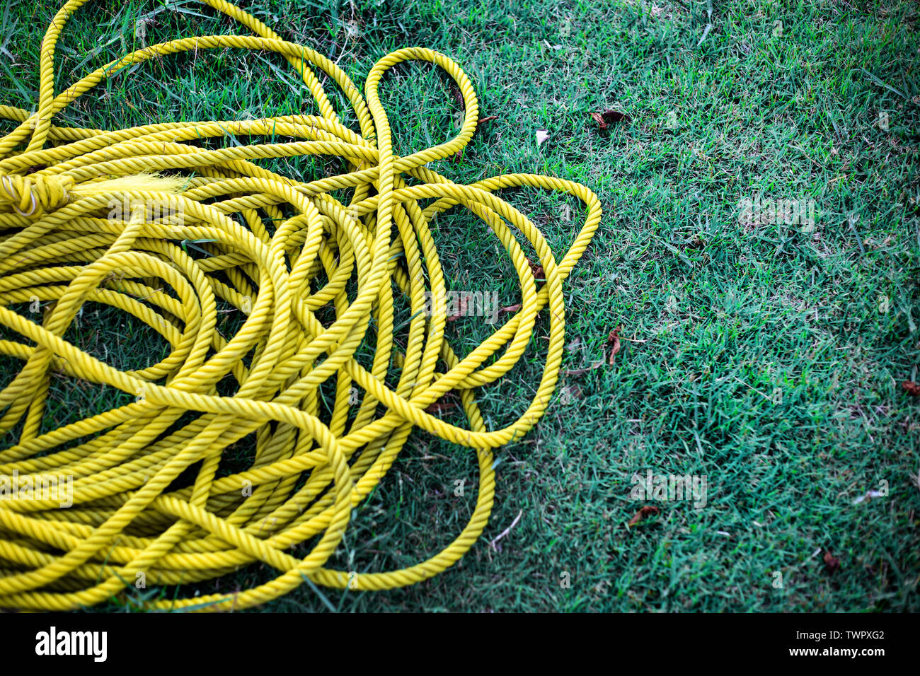 Yellow clearance nylon rope