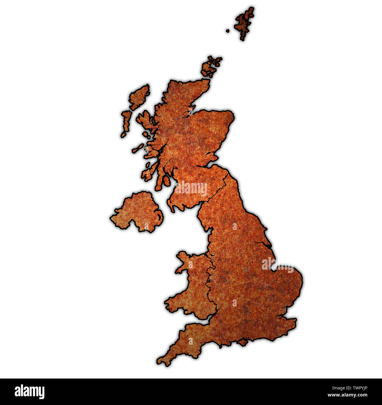 Political Map Of Great Britain With Countries Belonging To United Political Map Of Great Britain With Countries Belonging To United Kingdom TWPYJP