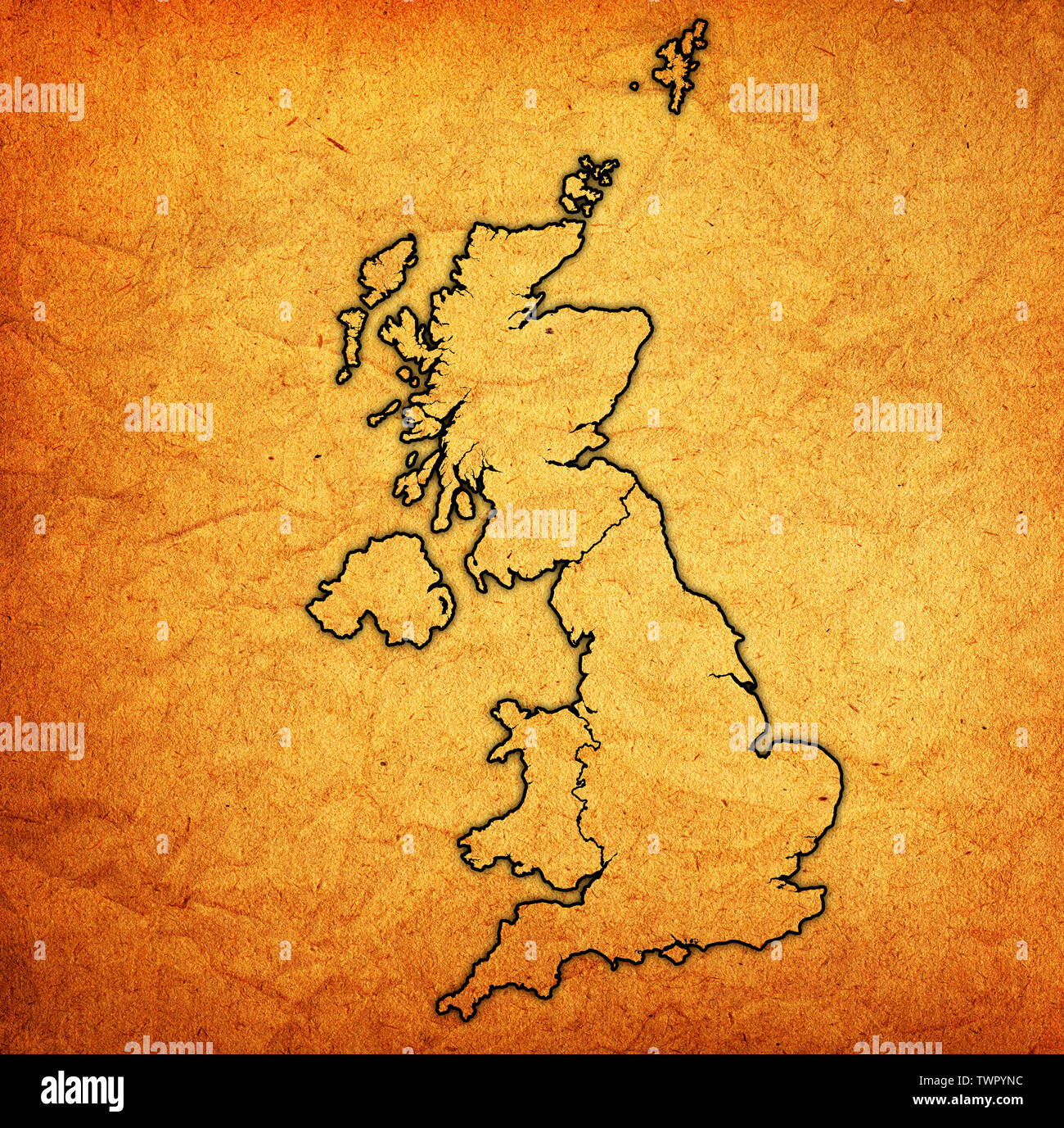 Political Map Of Great Britain With Countries Belonging To United Political Map Of Great Britain With Countries Belonging To United Kingdom TWPYNC