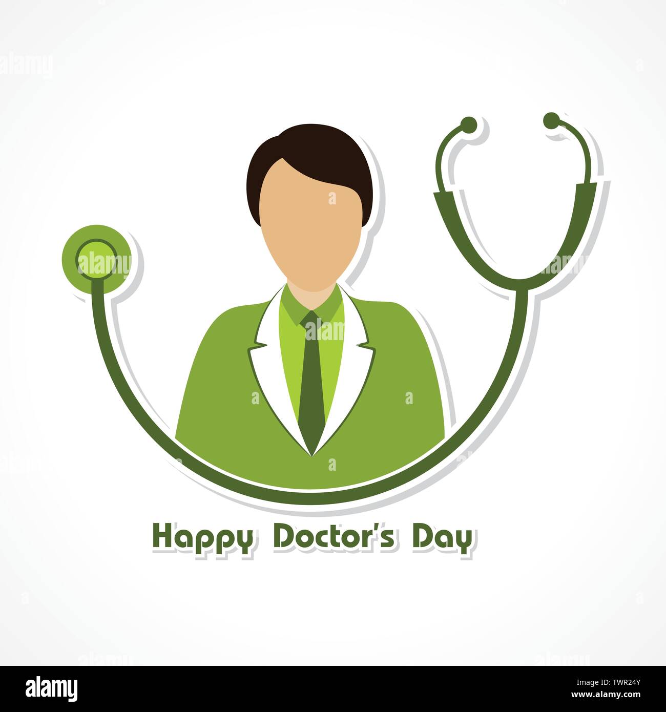 Illustration of Happy Doctors Day- 1 july stock Vector Stock ...